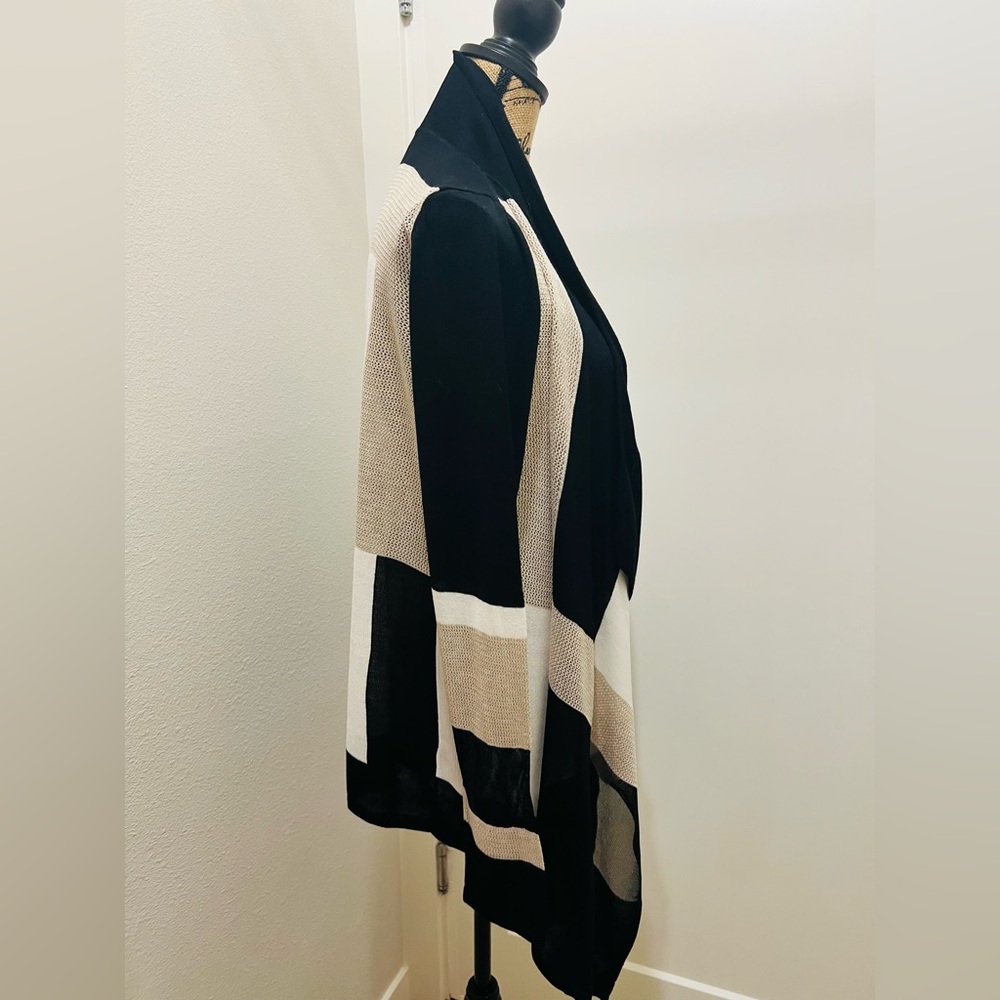 INC International Concepts Color Block Cardigan - Picture 3 of 11